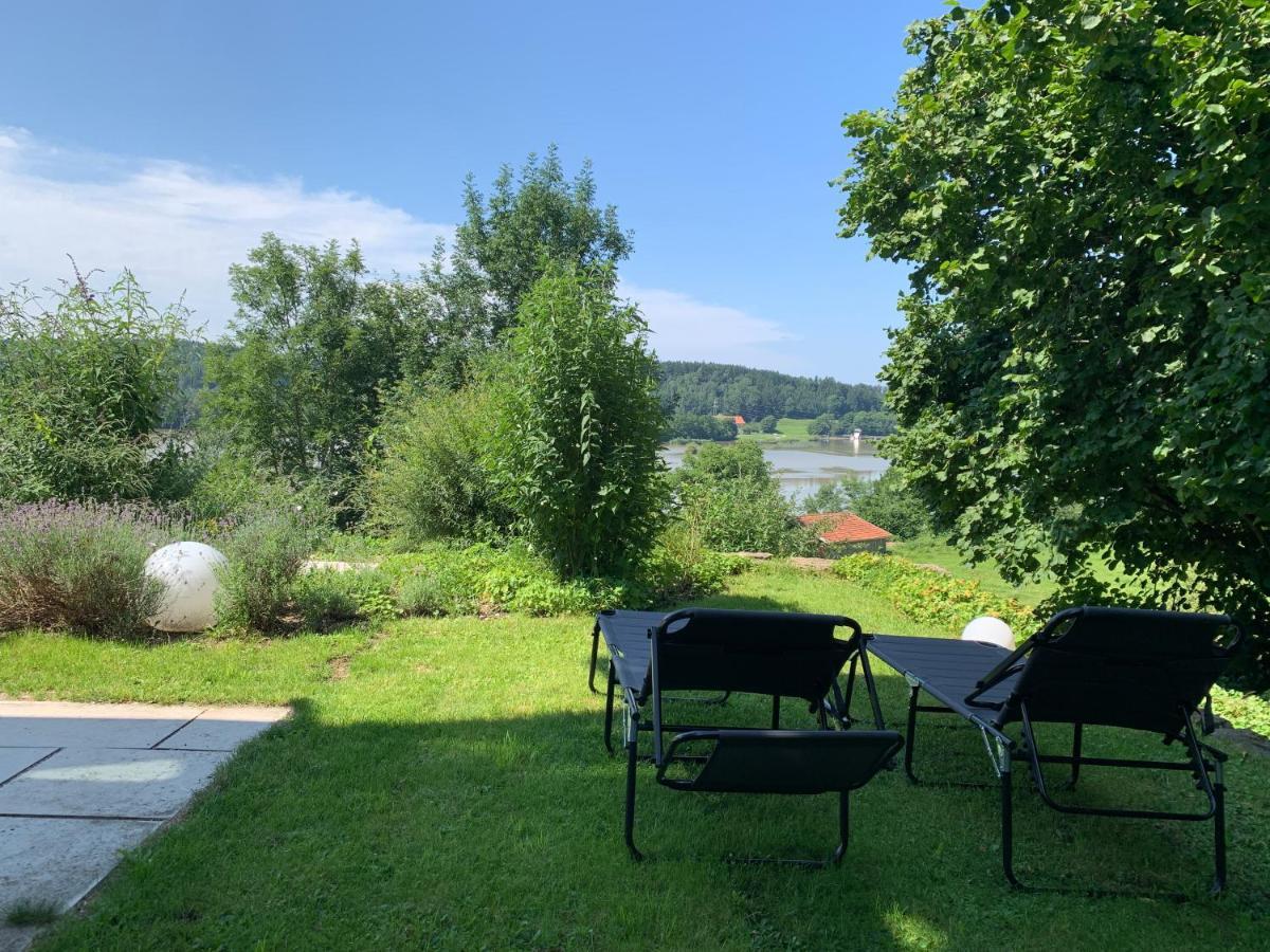 Stille X Weite - Hochwertige Wohnung Mit See-Panorama Kronburg Exterior foto